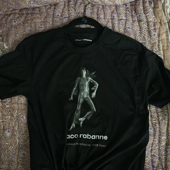 PACO RABANNE graphic cropped tee - Picture 7 of 10